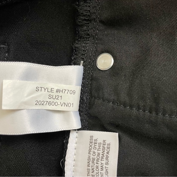J. Crew 10” Highest-Rise Toothpick Jeans in True Black, Worn once, EUC - Picture 9 of 14